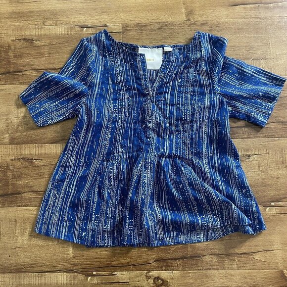 Maeve Tops - Womens Maeve shirt blue size us 12 (runs small)